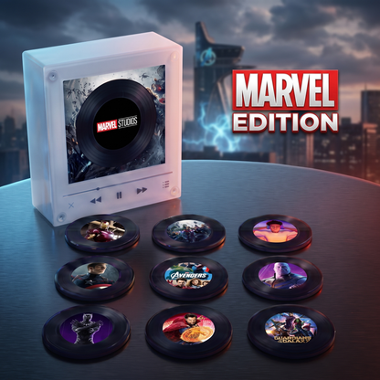 Marvel design magnetic disc for the Mini Magnetic Music Player